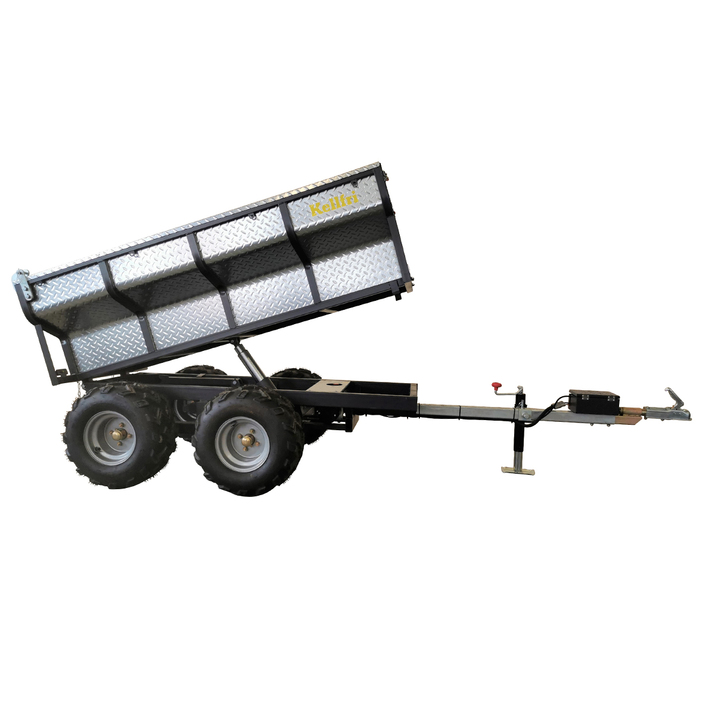 Kippanhänger Quad 1420 kg mit elektrohydraulischer Kippfunktion