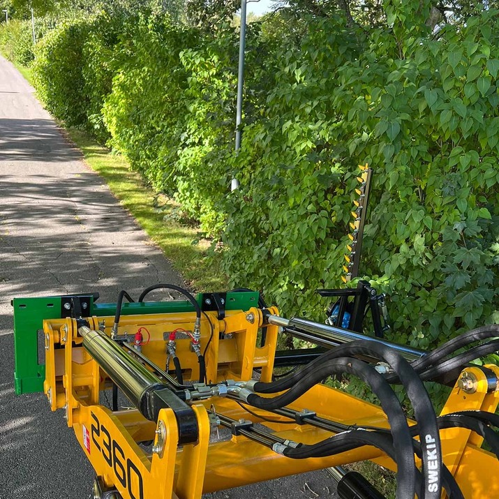 Heckenschneider für Frontlader mit Bolzen Euro