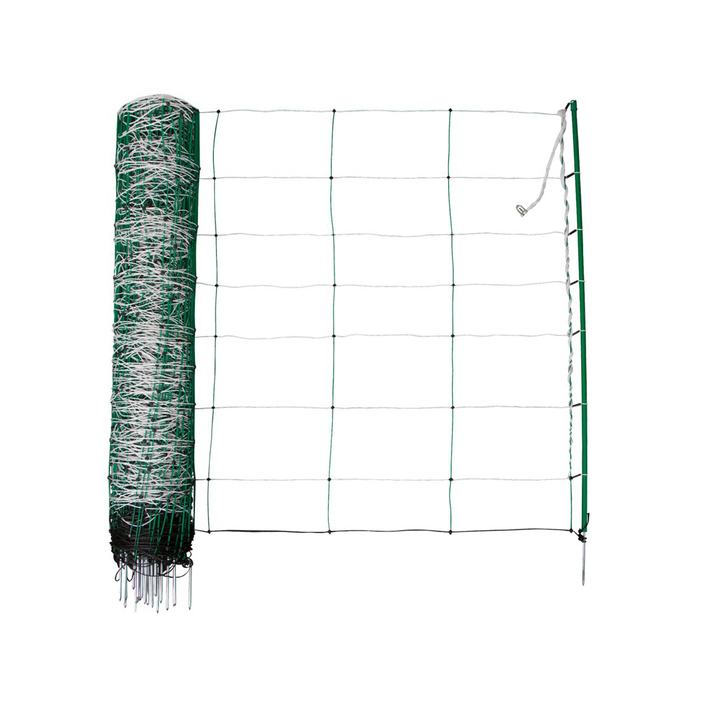 Schafzaun 50 m, 108 cm, inkl. 14 Pfosten