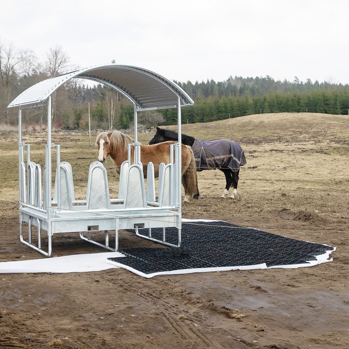 Kunststoffmatte zur Bodenbefestigung 1 m²
